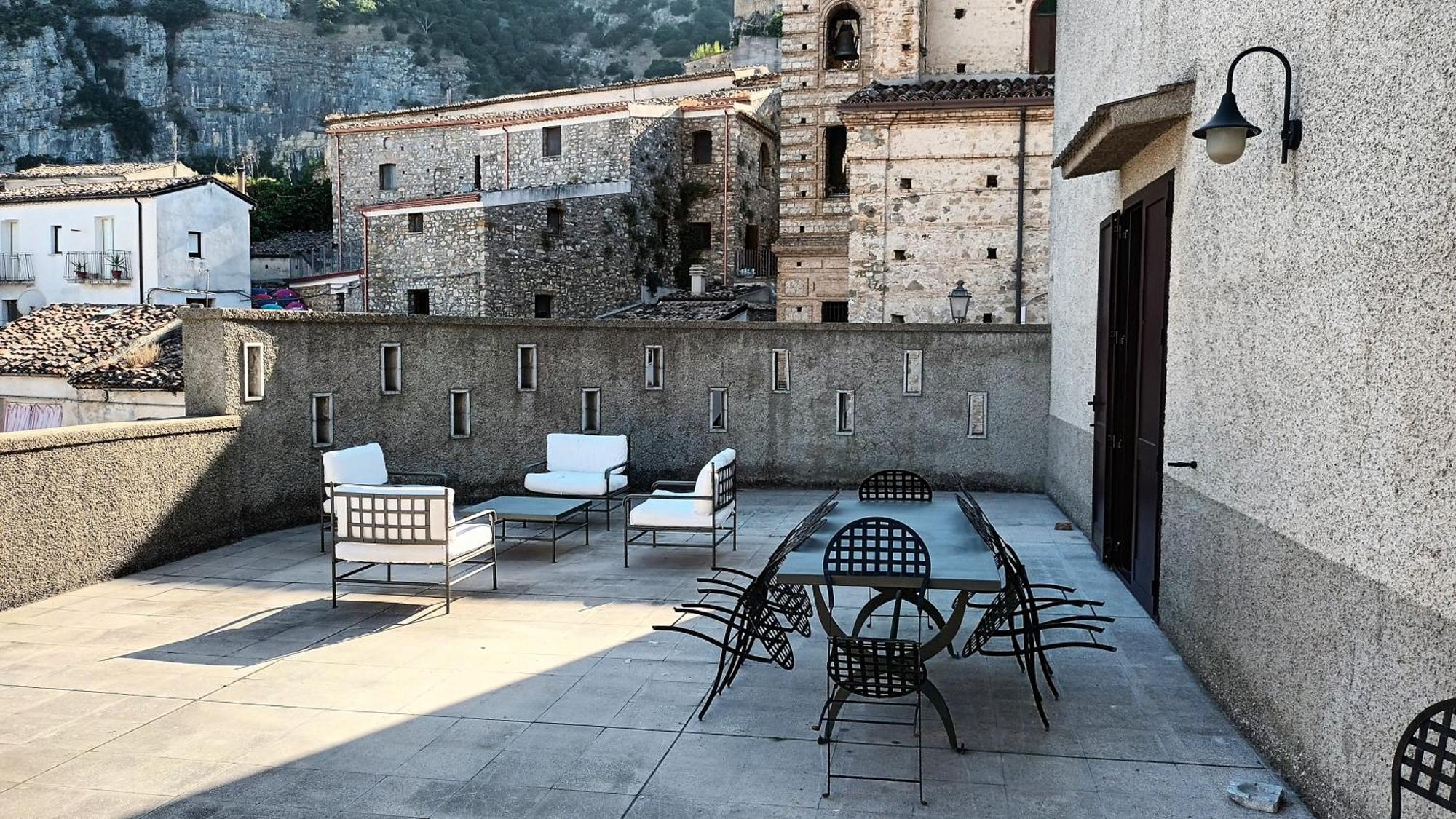 Antica Dimora Palazzo Rovitti Bed & Breakfast Cerchiara di Calabria Bagian luar foto